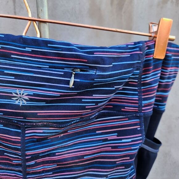 Athleta jigsaw print relay print 2.0 Capri pant XL - Picture 4 of 7